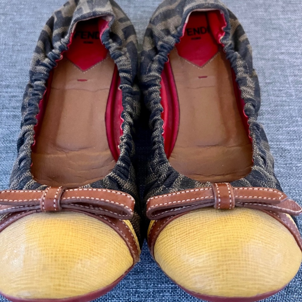 FENDI ballerina slip on